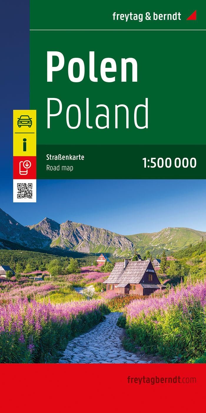 Polen, Straßenkarte 1:500.000, freytag & berndt Leisure, Home & Garden