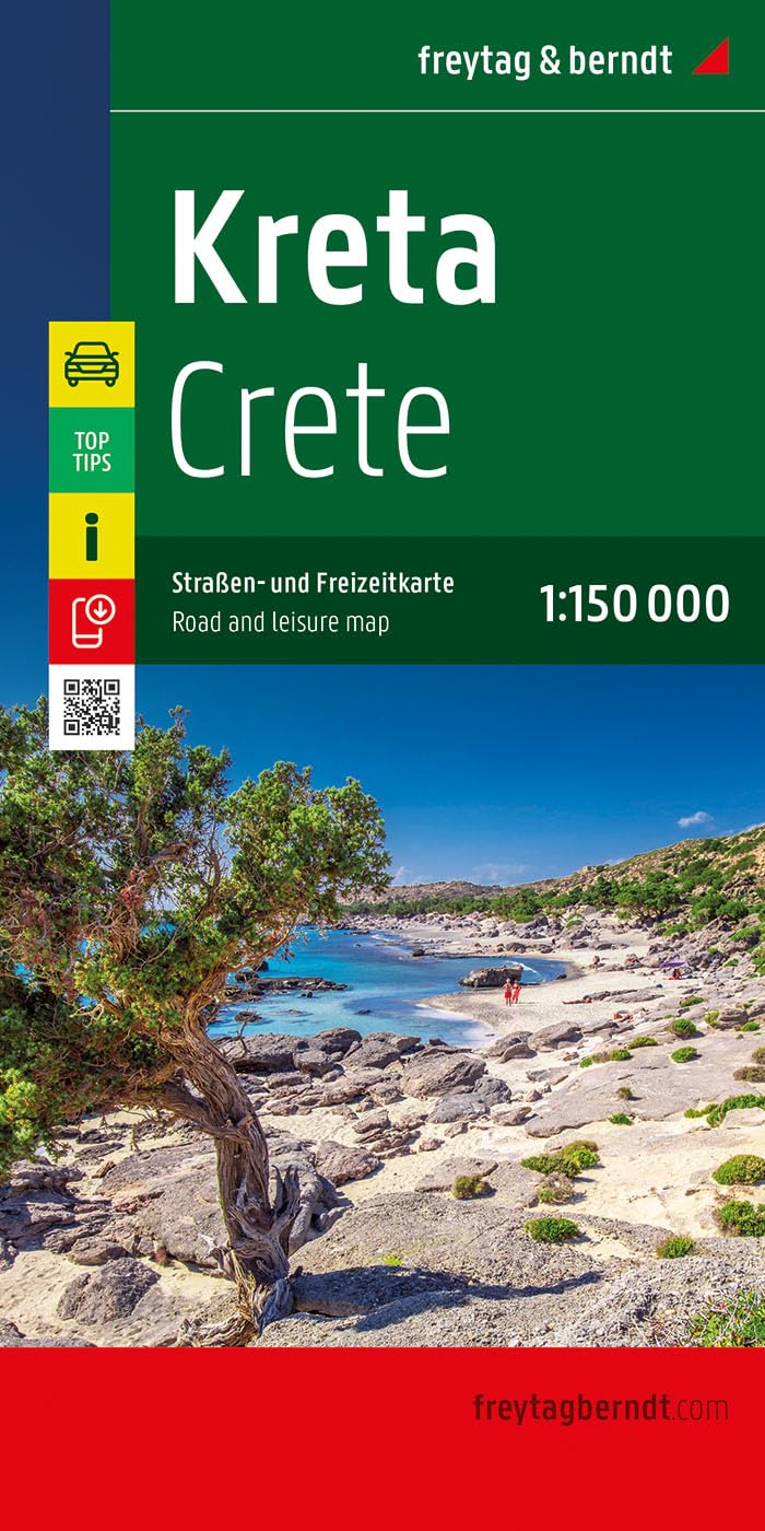 Kreta, Straßen- und Freizeitkarte 1:150.000, freytag & berndt Leisure, Home & Garden