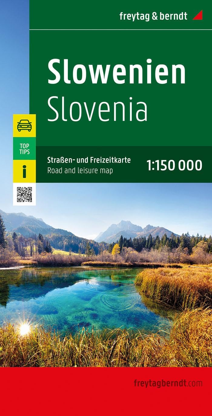 Slowenien, Straßen- und Freizeitkarte 1:150.000, freytag & berndt Leisure, Home & Garden