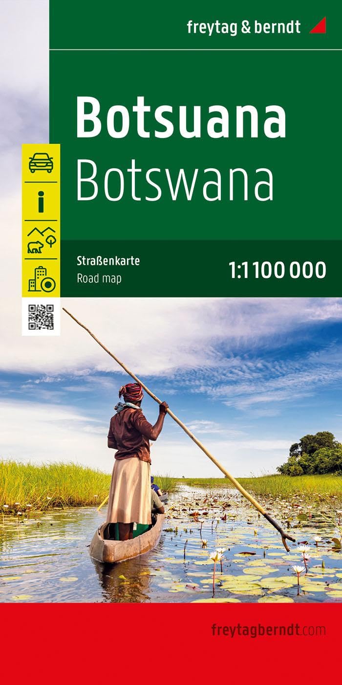 Botsuana, Straßenkarte 1:1.100.000, freytag & berndt: Botswana, Infos, Nationalparks, Innenstadtplan Gaborone (freytag & berndt Auto + Freizeitkarten) Leisure, Home & Garden