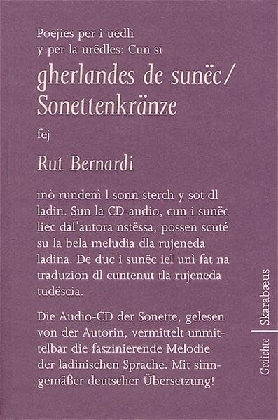 gherlandes de sunec / Sonettenkränze: ladinisch - deutsch Poetry