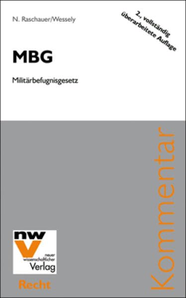 MBG Militärbefugnisgesetz: Kommentar Law