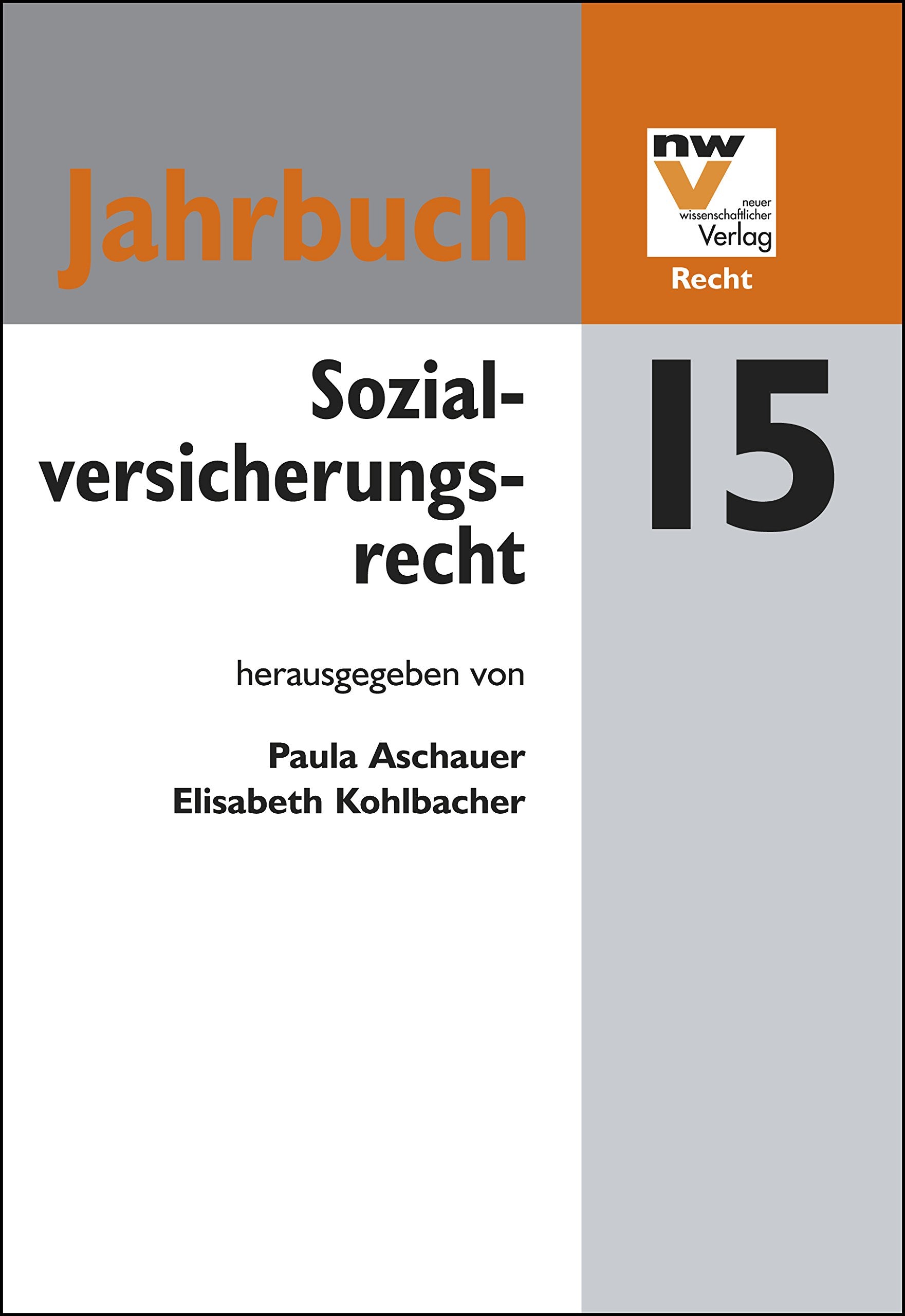 Sozialversicherungsrecht: Jahrbuch 2015 Law