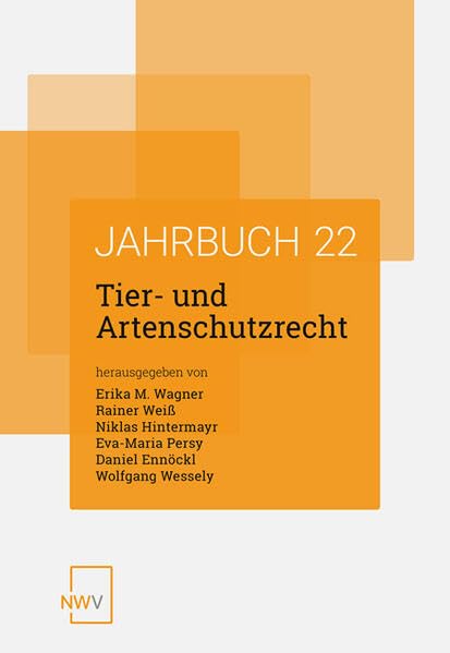 Tier- und Artenschutzrecht: Jahrbuch 2022 book