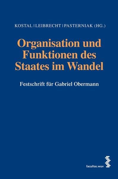 Organisation und Funktionen des Staates im Wandel Law