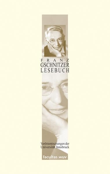 Product Image: Franz Gschnitzer Lesebuch