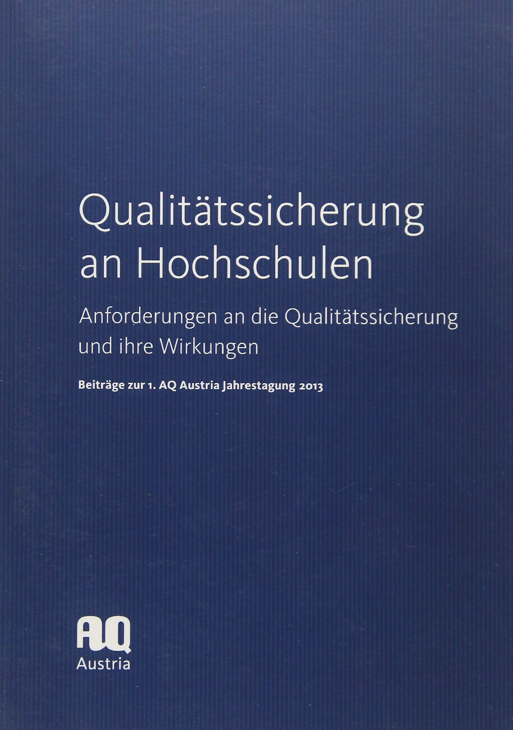 Qualitätssicherung an Hochschulen Books