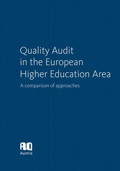 Quality Audit in the European Higher Education Area book