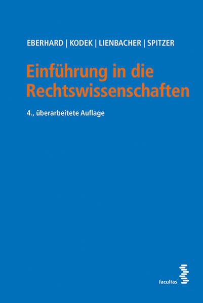Einführung in die Rechtswissenschaften Law