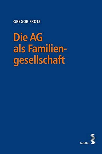 Product Image: Die AG als Familiengesellschaft
