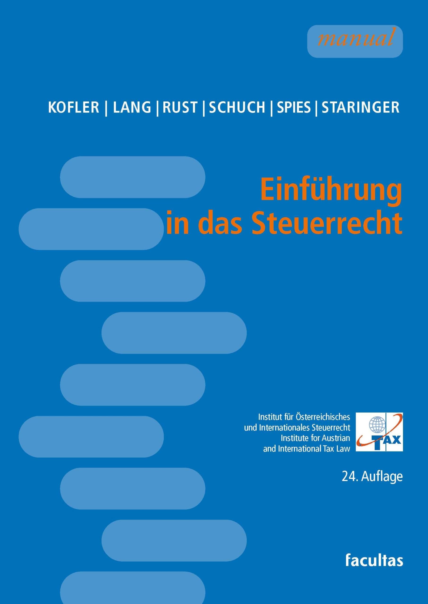 Einführung in das Steuerrecht Law