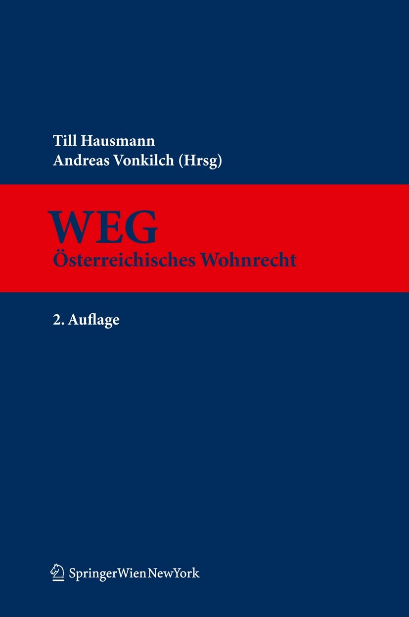 Österreichisches Wohnrecht. WEG: Kommentar Law