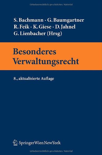 Besonderes Verwaltungsrecht Law