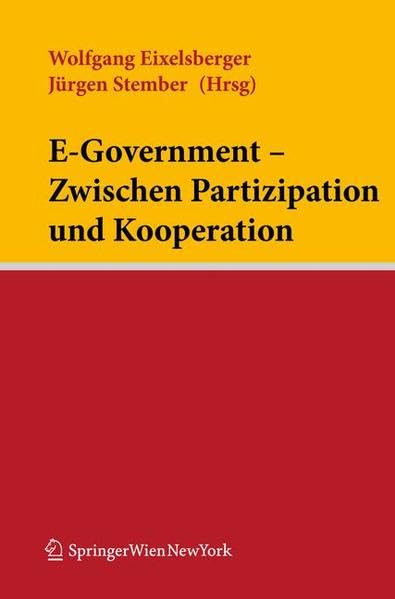 E-Government - Zwischen Partizipation und Kooperation Law