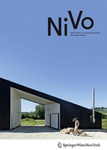 NiVo: La revue d’architecture et du fibres-ciment Books