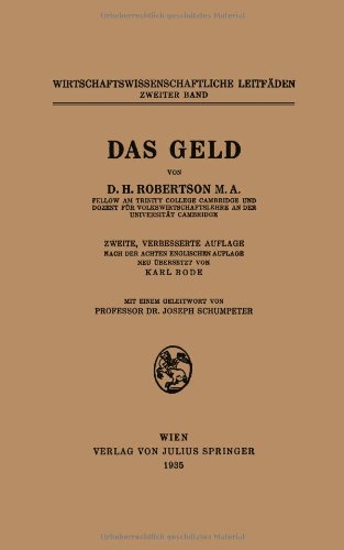 Das Geld (Wirtschaftswissenschaftliche Leitfäden) (German Edition) Law