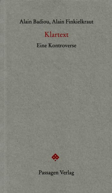 Product Image: Klartext: Eine Kontroverse (Passagen Forum)