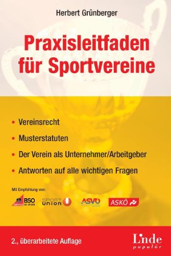 Praxisleitfaden für Sportvereine (f. Österreich) book
