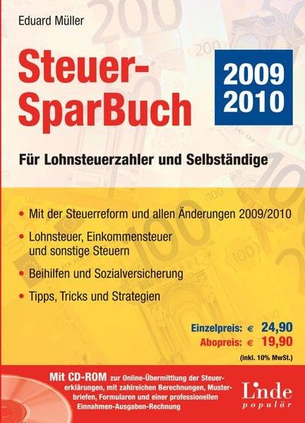 Steuer-SparBuch 2009/2010: Für Lohnsteuerzahler und Selbständige (Ausgabe Österreich) Law