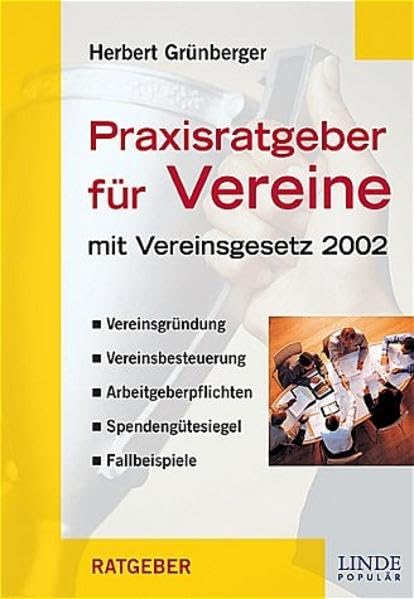 Praxisratgeber für Vereine (f. Österreich) book