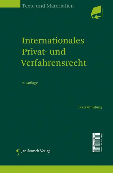 Internationales Privat- und Verfahrensrecht/Conflicts of Laws Law