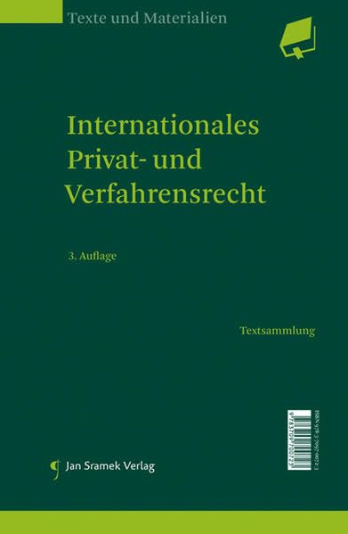 Internationales Privat- und Verfahrensrecht Conflict of Laws Law