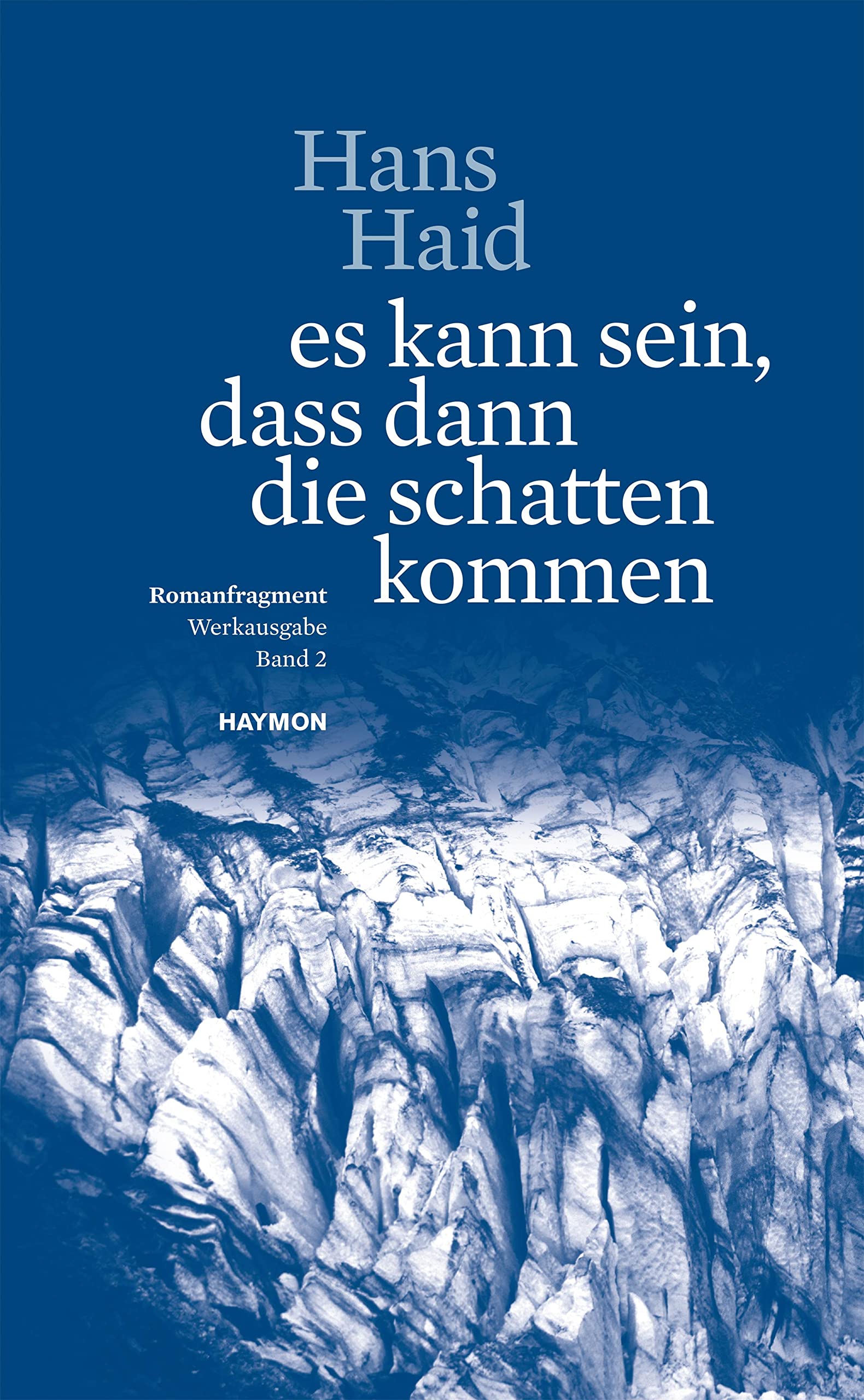 es kann sein, dass dann die schatten kommen: Romanfragment. Werkausgabe. Band 2 (Werkausgabe Haid) Contemporary literature