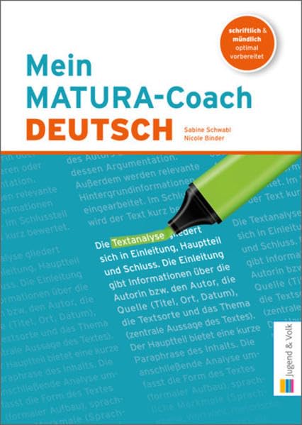 Mein MATURA-Coach: Deutsch Study Guides