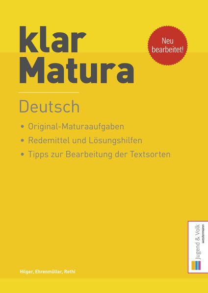 Product Image: klar_Matura Deutsch