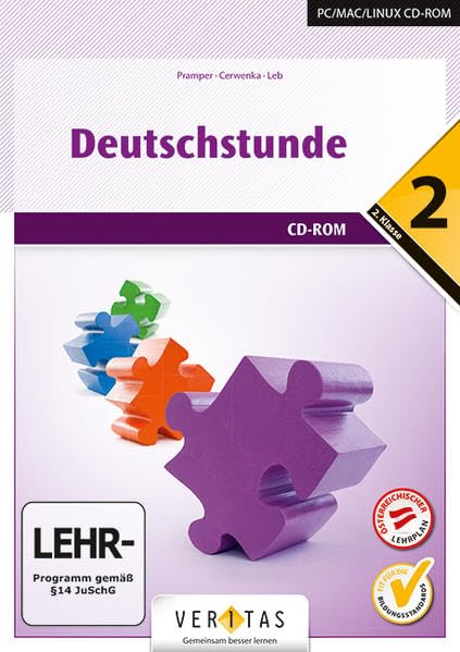 Deutschstunde 2. CD-ROM (EL - Einzellizenz): Übungs-CD-ROM mit Lösungen. Für die Schule und zu Hause. Nach österreichischem Lehrplan Non-fiction