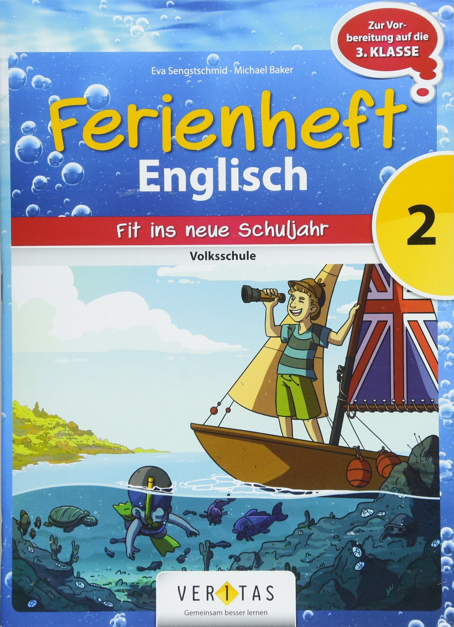Englisch Ferienhefte 2. Klasse - Volksschule - Ferienheft mit eingelegten Lösungen Foreign Languages ​​& Dictionaries
