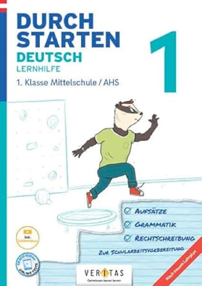 Durchstarten 1. Klasse - Deutsch AHS - Lernhilfe Study Guides