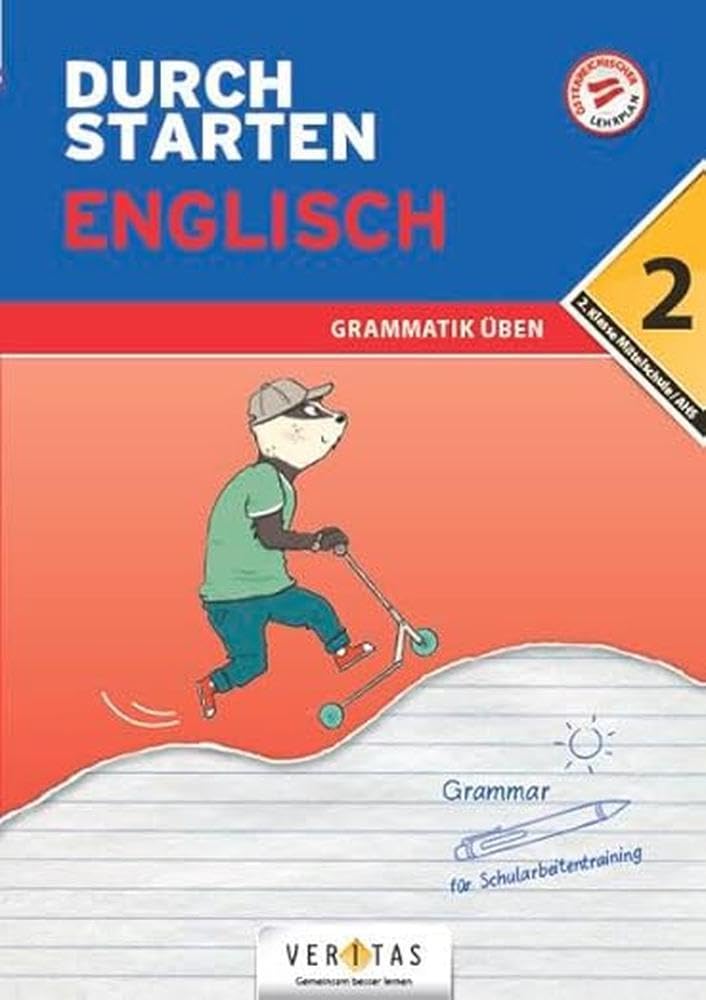 Product Image: Durchstarten 2. Klasse - Englisch Mittelschule/AHS - Grammatik