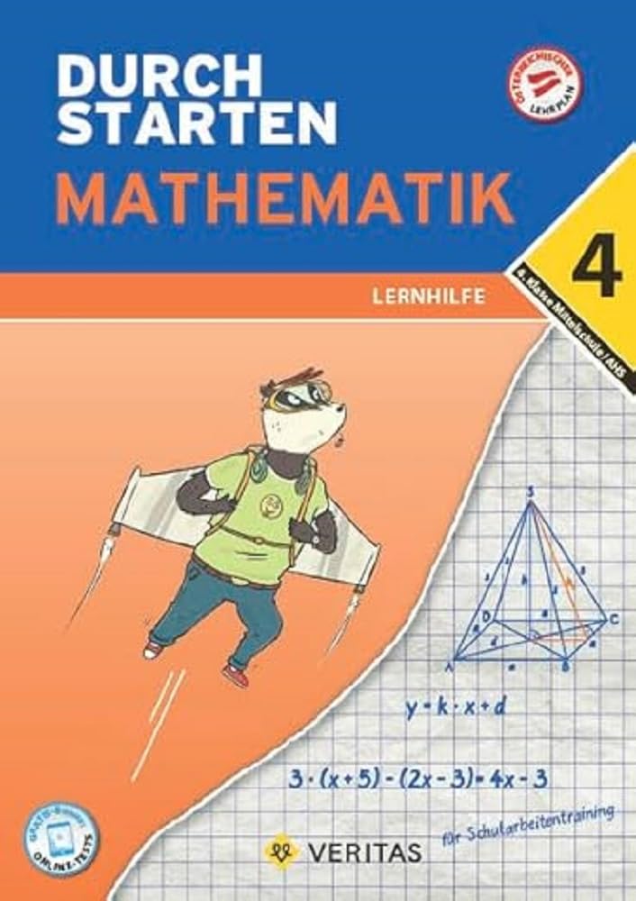 Product Image: Durchstarten 4. Klasse - Mathematik Mittelschule/AHS - Lernhilfe