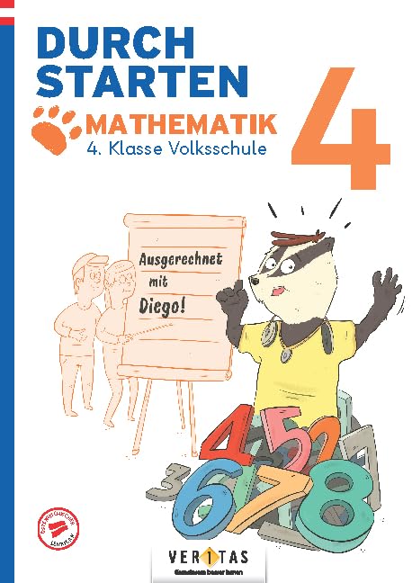 Durchstarten - Volksschule - 4. Klasse: Ausgerechnet mit Diego! Mathematik - Übungsbuch Foreign Languages ​​& Dictionaries