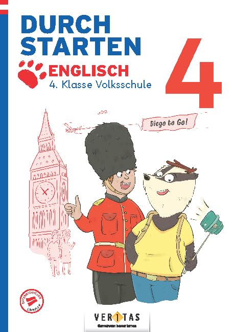 Durchstarten 4. Klasse Volksschule. Diego to go! Englisch - Übungsbuch Foreign Languages ​​& Dictionaries