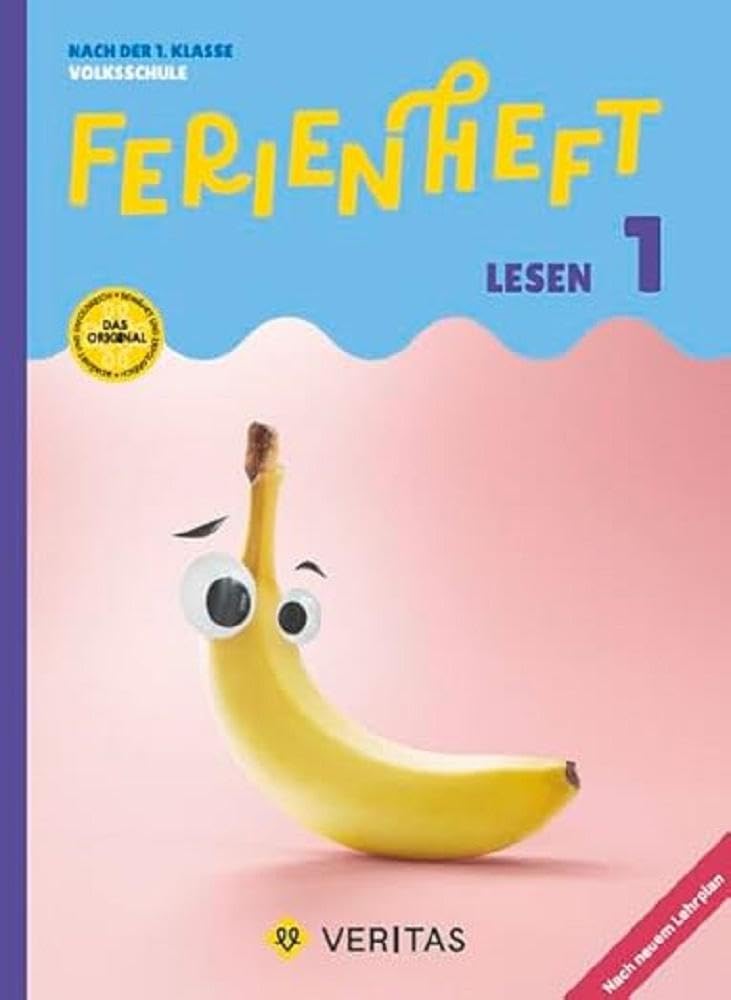 Deutsch Ferienhefte - Ferienheft Lesen 1. Klasse Volksschule - Mit eingelegten Lösungen Study Guides