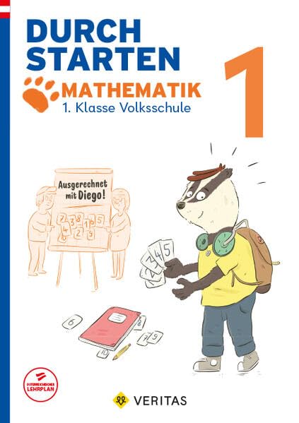 Durchstarten 1. Klasse - Volksschule - Ausgerechnet mit Diego! Mathematik - Übungsbuch Foreign Languages ​​& Dictionaries