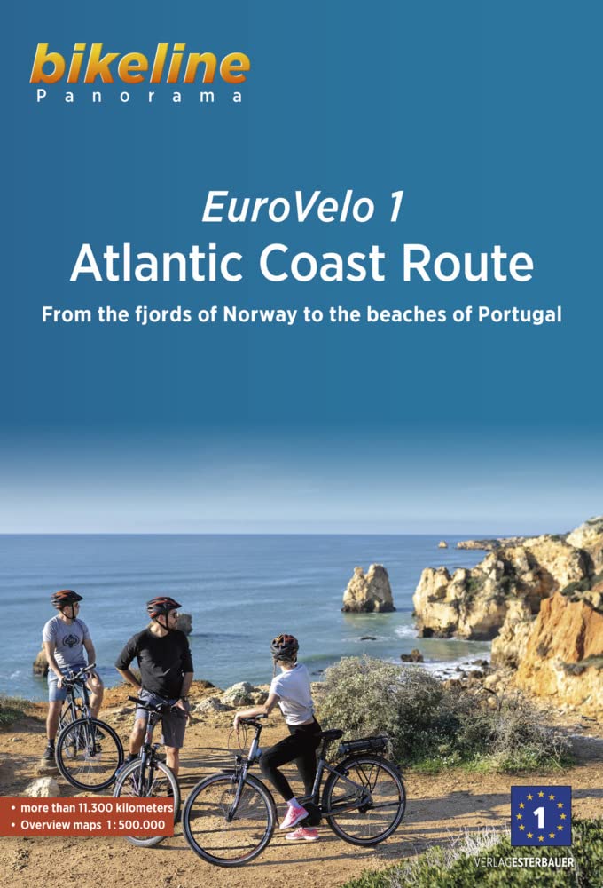 Eurovelo 1 - Atlantic Coast Route: From the fjords of Norway to the beaches of Portugal, 11.150 km, 1:500.000 (bikeline Panorama) Leisure, Home & Garden