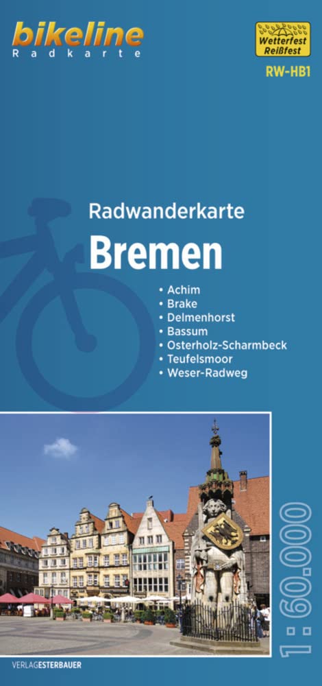 Radwanderkarte Bremen RW-HB1 Leisure, Home & Garden
