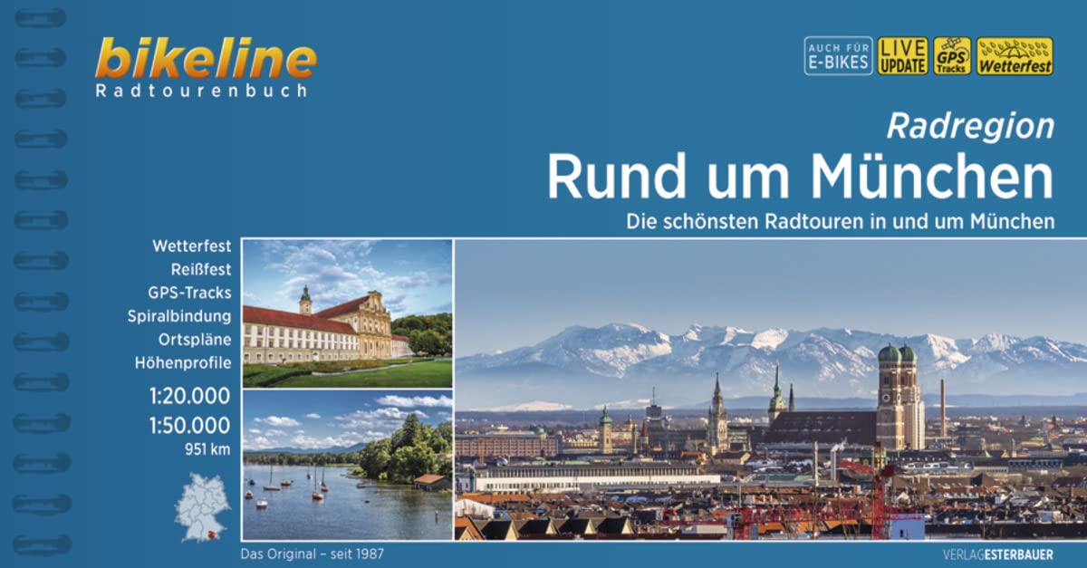 Rund um München: Die schönsten Radtouren in und um München. 1:20.000 und 1:50.000, 951 km (Bikeline Radtourenbücher) Leisure, Home & Garden