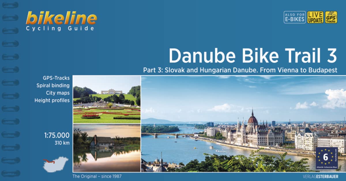 Danube Bike Trail - Part 3: Slovakian and Hungarian Danube: From Vienna to Budapest, 1 :75.000, 310 km (Bikeline Radtourenbücher) Leisure, Home & Garden
