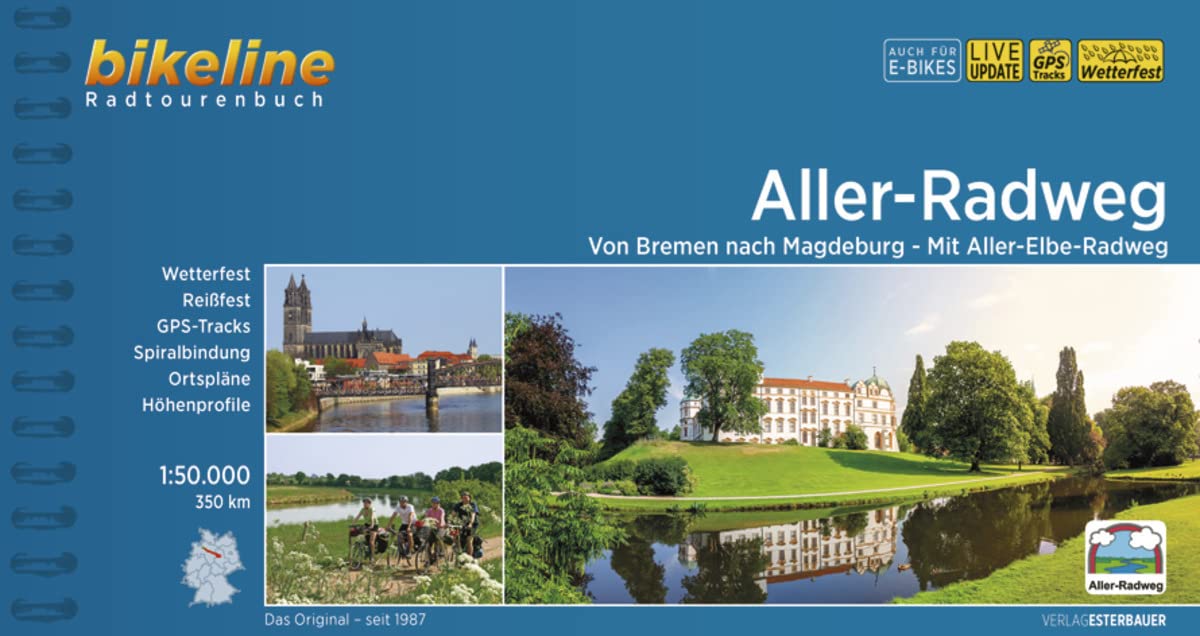 Aller-Radweg: Von Bremen nach Magdeburg. Mit Aller-Elbe-Radweg. 350 km, 1:50.000, wetterfest/reißfest, GPS-Tracks Download, LiveUpdate (Bikeline Radtourenbücher) Leisure, Home & Garden