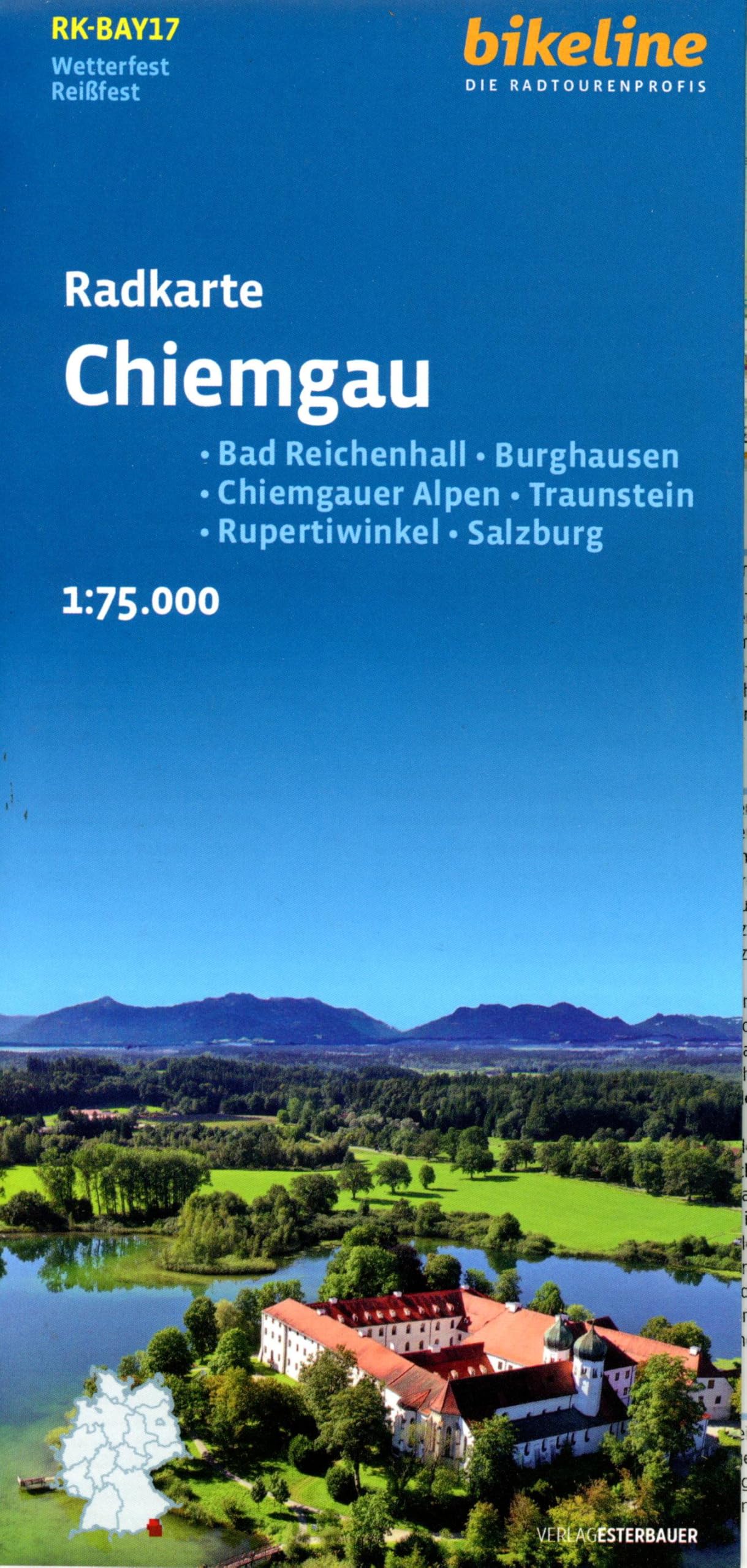 Radkarte Chiemgau (RK-BAY17) Leisure, Home & Garden