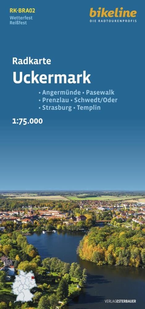Radkarte Uckermark (RK-BRA02) Leisure, Home & Garden