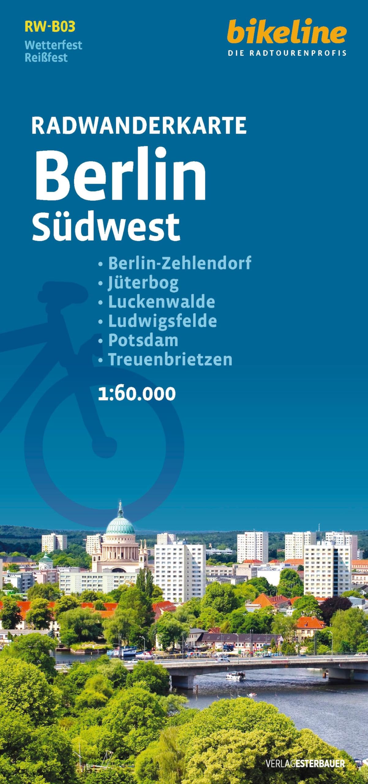 Radwanderkarte Berlin Südwest RW-B03 Leisure, Home & Garden