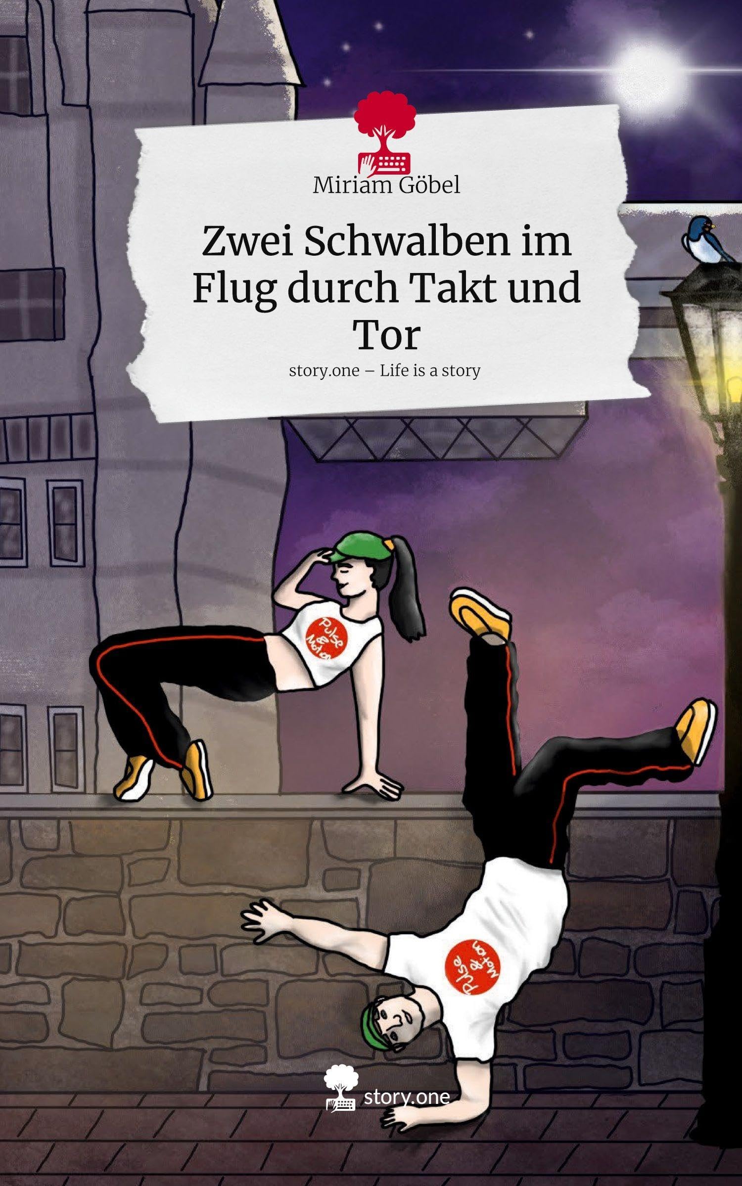 Zwei Schwalben im Flug durch Takt und Tor. Life is a Story - story.one Contemporary literature