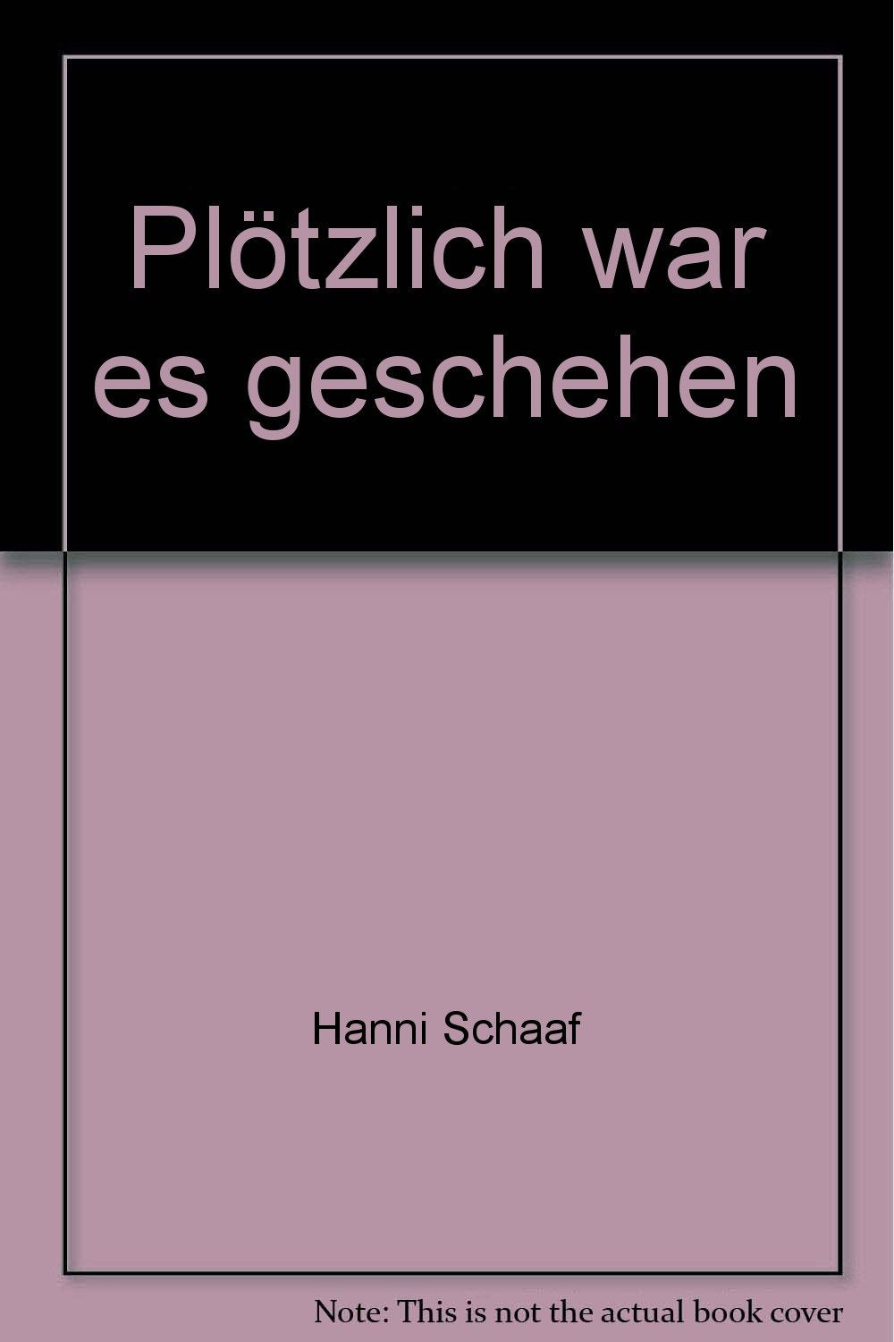 Product Image: Plötzlich war es geschehen.