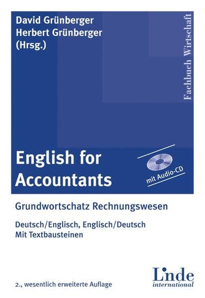 English for Accountants: Grundwortschatz Rechnungswesen - Deutsch/English, Englisch/Deutsch - Mit Textbausteinen Law