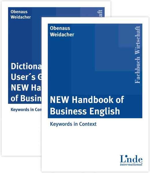 Package "NEW Handbook of Business English" und "Dictionary and User´s Guide to the NEW Handbook of Business English" Law